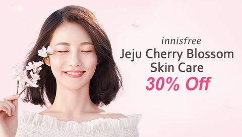 Innisfree Jeju Cherry Blossom Skin Care 30% Off
