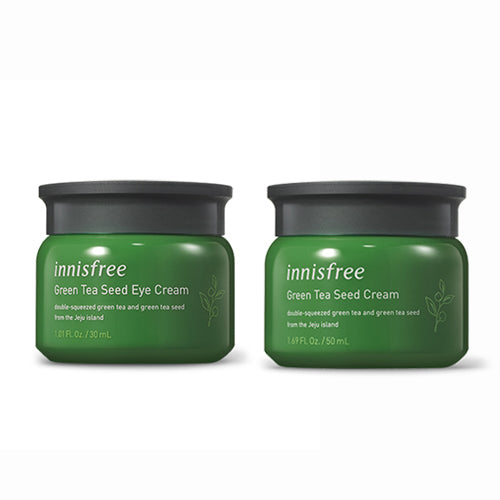 [SET] [Innisfree] Green Tea Seed Eye Cream 30ml+Green Tea Seed Cream 50ml