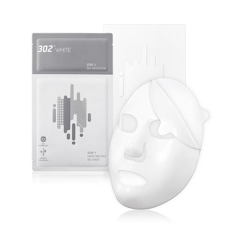 [302WHITE] 302WHITE II Step Nano Melting Bio Mask 10ea