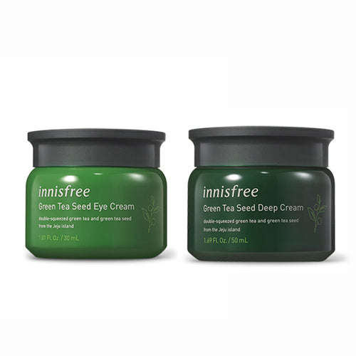 [SET] [Innisfree] Green Tea Seed Eye Cream 30ml+Green Tea Seed Deep Cream 50ml