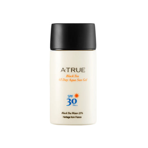 [ATRUE] Black Tea All Day Aqua Sun Gel SPF30 PA++ 50g - Cosmetic Love