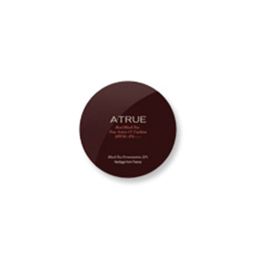 [ATRUE] Real Black Tea True Active CC Cushion 12g - Cosmetic Love