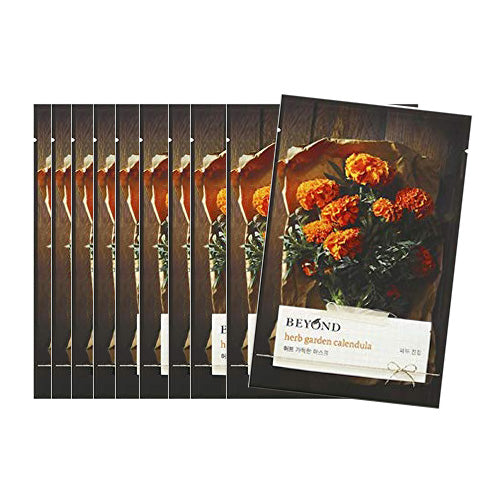 [Beyond] Herb Garden Peony Mask Sheet 22ml #04 Calendula x 10pcs