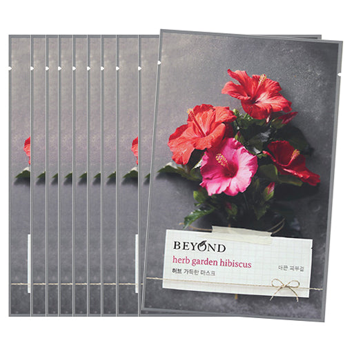 [Beyond] Herb Garden Peony Mask Sheet 22ml #07 Hibiscus x 10pcs