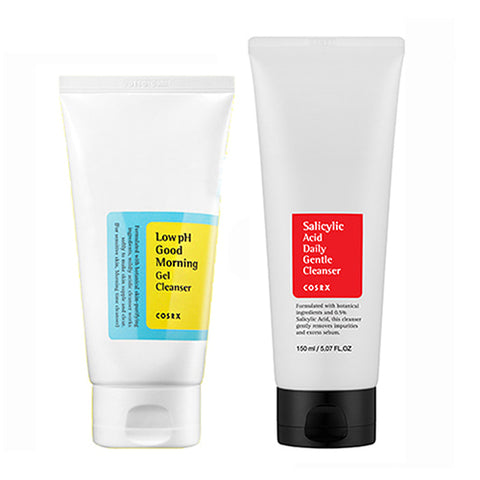 [SET] [Cosrx] Low pH Good Morning Gel Cleanser 150ml + Salicylic Acid Daily Gentle Cleanser 150ml
