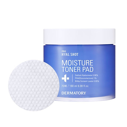 [Dermatory] Pro Hyal Shot Moisture Toner Pad 70ea