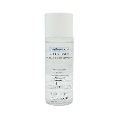 [Etude House] Cica Balance 5.5 Lip & Eye Remover 80ml
