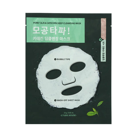 [Etude House] Pore TAPA Catechin Deep Cleansing Mask 23ml