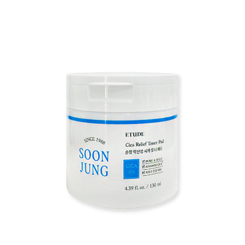 [Etude House] Soonjung Cica Toner Pad 70ea