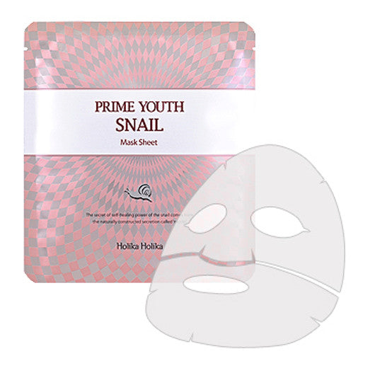 [Holika Holika] Prime Youth Snail Mask Sheet 25g - Cosmetic Love
