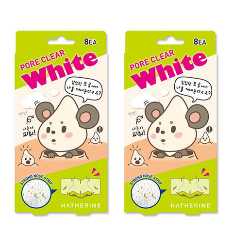[Hatherine] Pore Clear White Nose pack 32pcs
