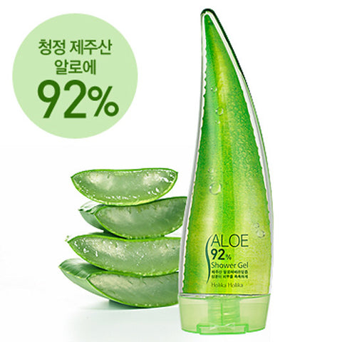[Holika Holika] Aloe 92% Shower Gel 250ml - Cosmetic Love