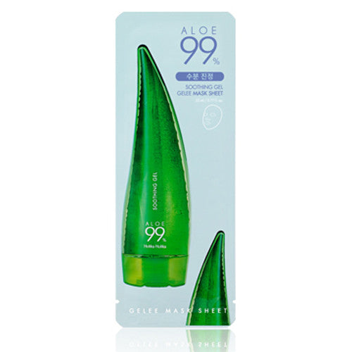 [Holika Holika] Aloe 99% Soothing Gel Gelee Mask Sheet - Cosmetic Love
