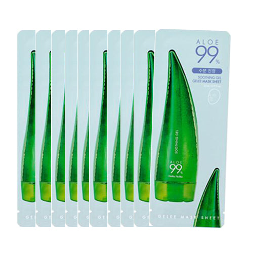 [Holika Holika] Aloe 99% Soothing Gel Gelee Mask Sheet x 10pcs