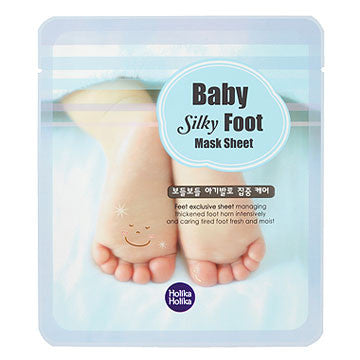 [Holika Holika] Baby Silky Foot Mask Sheet (1 Day) - Cosmetic Love