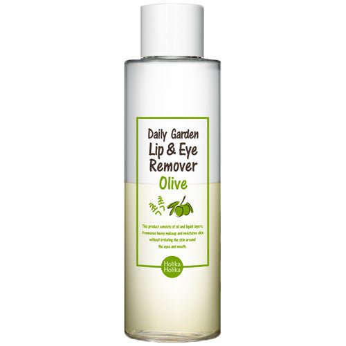 [Holika Holika] Daily Garden Lip & Eye Remover Olive 200ml - Cosmetic Love