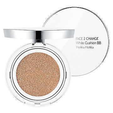 [Holika Holika] Face 2 Change White Cushion BB (SPF50+ PA+++) 20g - Cosmetic Love