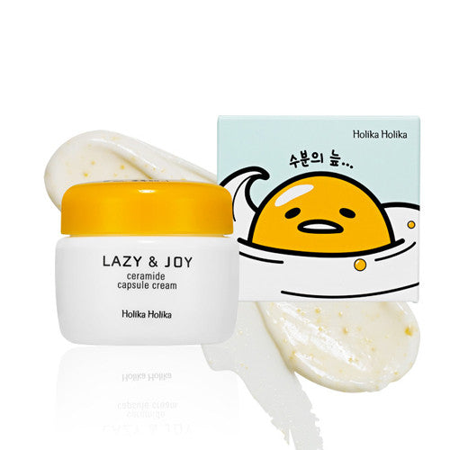 [Holika Holika] Gudetama Ver2 Lzay & Joy Dry Ceramide Capsule Cream 50ml - Cosmetic Love