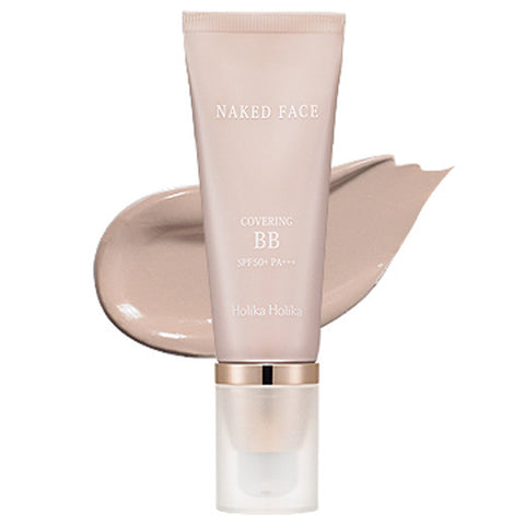 [Holika Holika] Naked Face Covering BB (SPF50+ PA+++) 40ml - Cosmetic Love