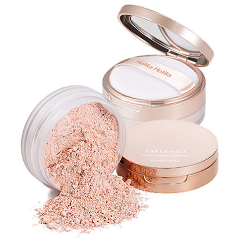 [Holika Holika] Naked Face Illuminating Powder (SPF26 PA+) 7g - Cosmetic Love