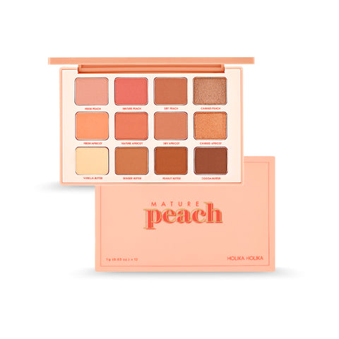 [Holika Holika] Piece Matching 12 Shadow Palette #Mature Peach 12g