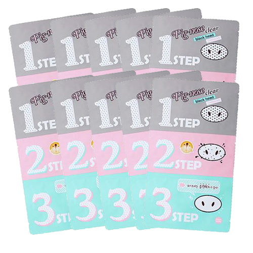 [Holika Holika] Pig Nose Clear Black Head 3-Step Kit x10kit