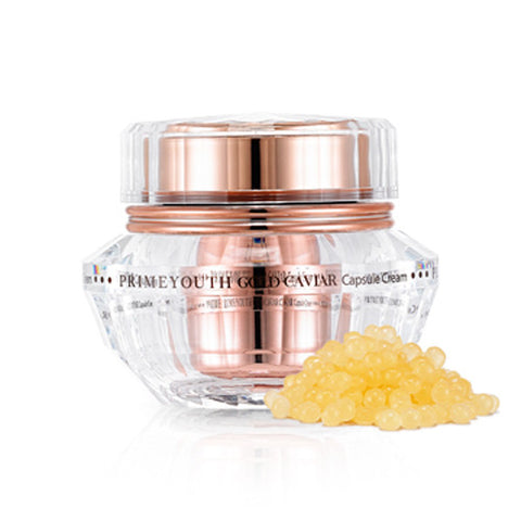 [Holika Holika] Prime Youth Gold Caviar Capsule Cream 50g - Cosmetic Love