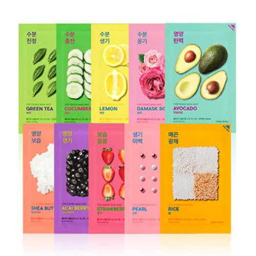 [Holika Holika] Pure Essence Mask Sheet 20ml x 10PCS SET - Cosmetic Love