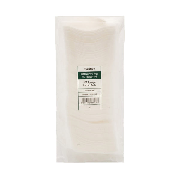[Innisfree] 1/2 Sponge Cotton Pads