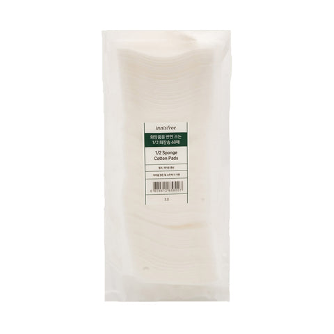 [Innisfree] 1/2 Sponge Cotton Pads