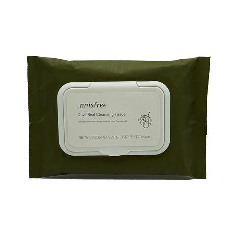 [Innisfree] Olive Real Cleansing Tissue 30 Sheets