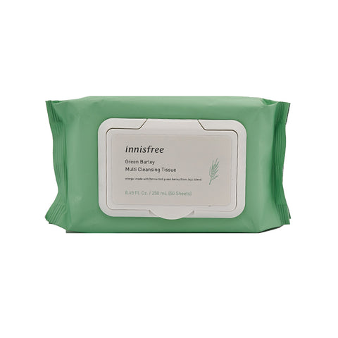 [Innisfree] Green Barley Cleansing Tissue 50 Sheets