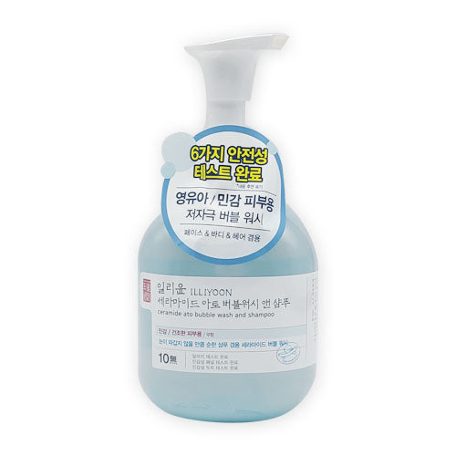 [IlliYoon] Ceramide Ato Bubble Wash And Shampoo 400ml