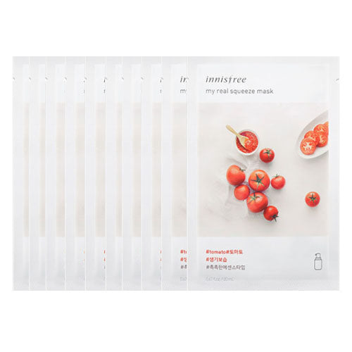 [Innisfree] My Real Squeeze Mask 20ml #Tomato x 10pcs