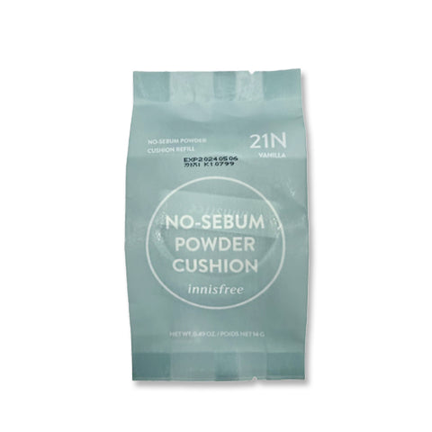 [Innisfree] No-Sebum Powder Cushion (Refill) 14g
