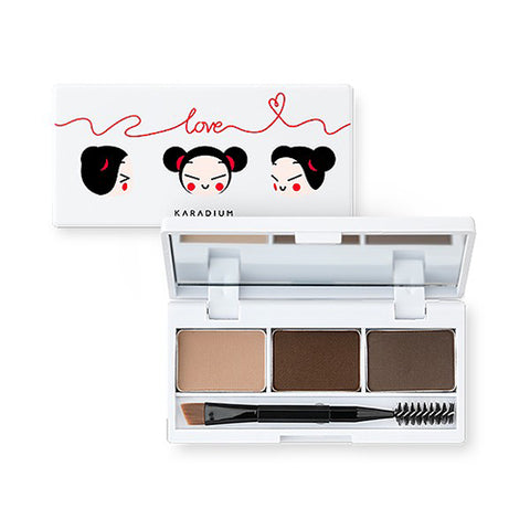 [Hot Sale] [KARADIUM] Pucca Love Edition Eyebrow Cake 1.6g x 3ea