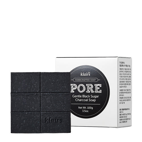 [Klairs] Gentle Black Sugar Charcoal Soap 100g
