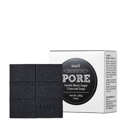 [Klairs] Gentle Black Sugar Charcoal Soap 100g