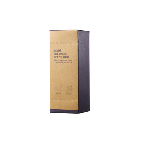 [Klairs] Toner Mate 2 In 1 Cotton Pad 120ea