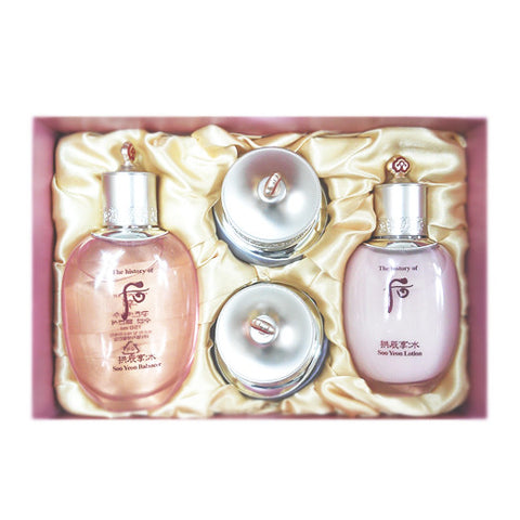 [LG Whoo] The History Of Whoo Gongjinhyang Soo Sooyeon 4pcs Special Set - Cosmetic Love