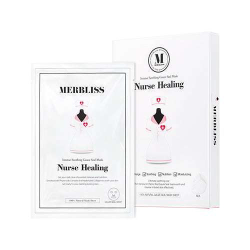[MERBLISS] Nurse Healing Gauze Seal Mask 5pcs