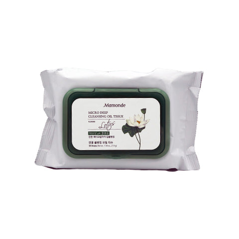 [Mamonde] Micro Deep Cleansing Oil Tissue 50 Sheets