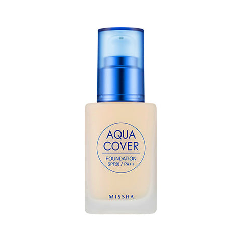 [Missha] Aqua Cover Foundation SPF20 PA++ - Cosmetic Love