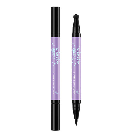 [Missha] Festival Stamp & Liner Duo (Black) 0.75g*2 [Festa Pick Edition]