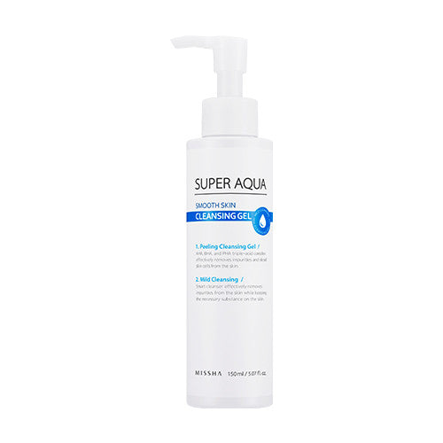 [Missha] Super Aqua Smooth Skin Cleansing Gel 150ml - Cosmetic Love