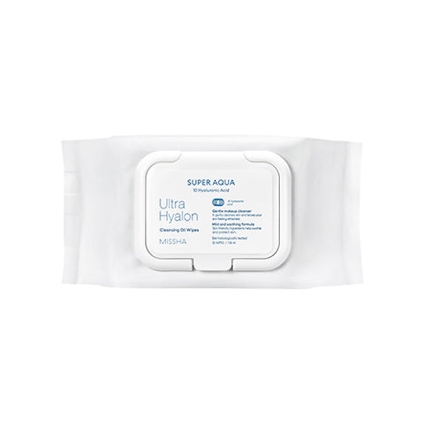 [Missha] Super Aqua Ultra Hyalon Miceller Cleansing Oil Wipes 30sheet 158ml