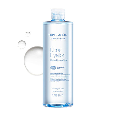 [Missha] Super Aqua Ultra Hyalon Miceller Cleansing Water 500ml