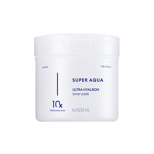 [Missha] Super Aqua Ultra Hyalron Toner Pad 70ml