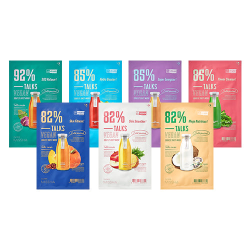 [Missha] Talks Vegan Squeeze Sheet Mask 27g