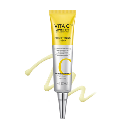 [Missha] Vita C Plus Eraser Toning Cream 30ml
